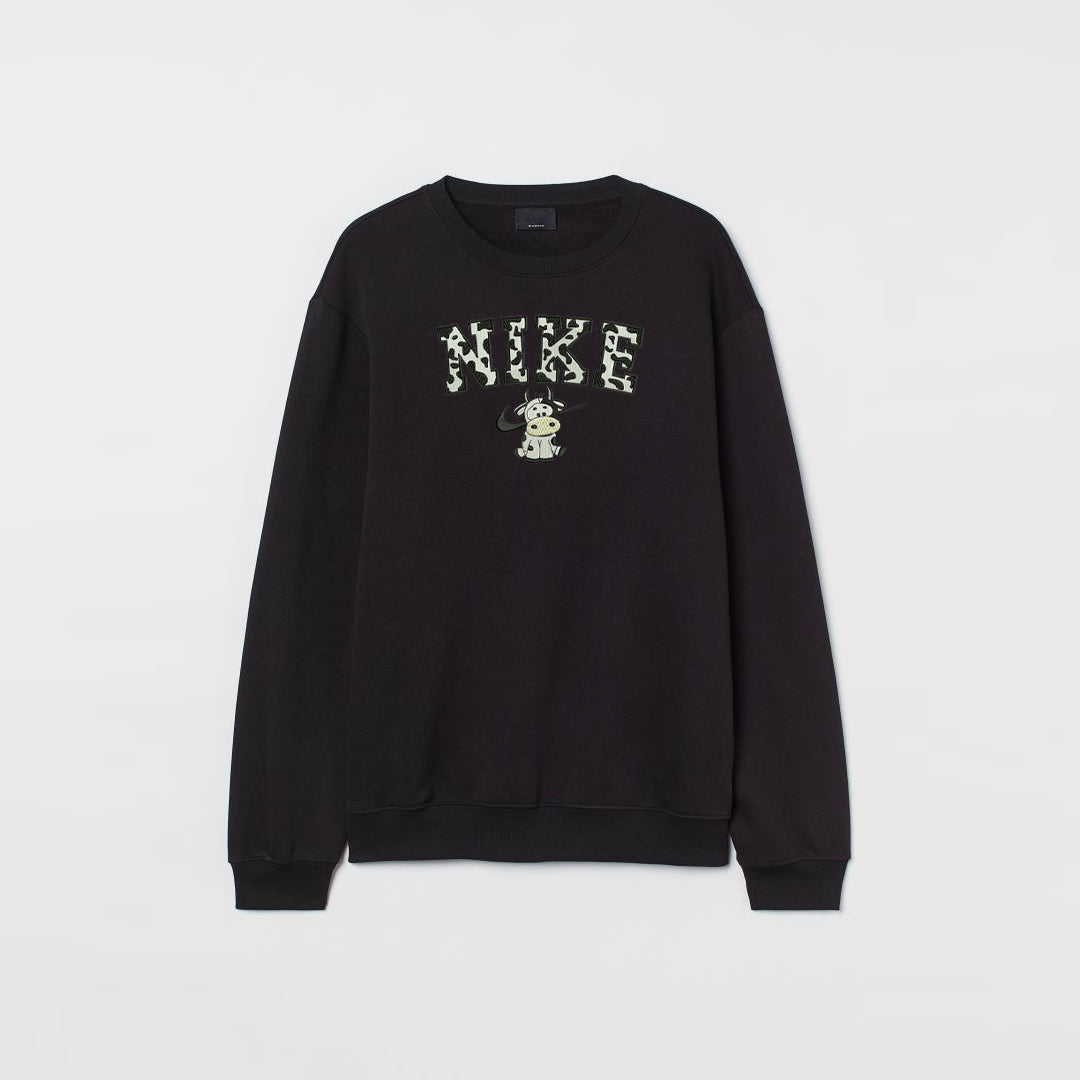 Printed discount black sweatshirt