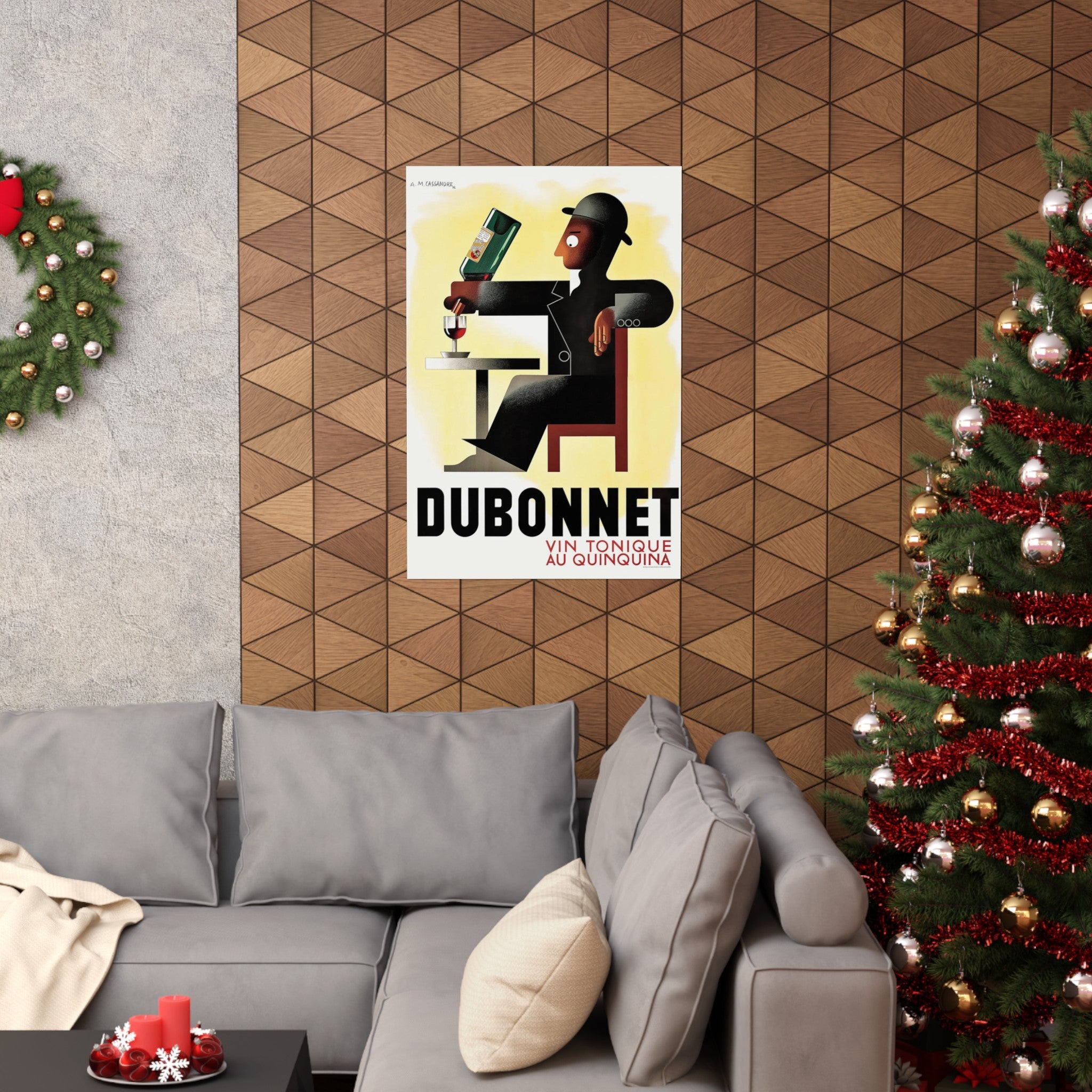 Dubonnet Aperitif French Retro Wall Print | Drinks | Kitchen | Bar | Dining | Decor