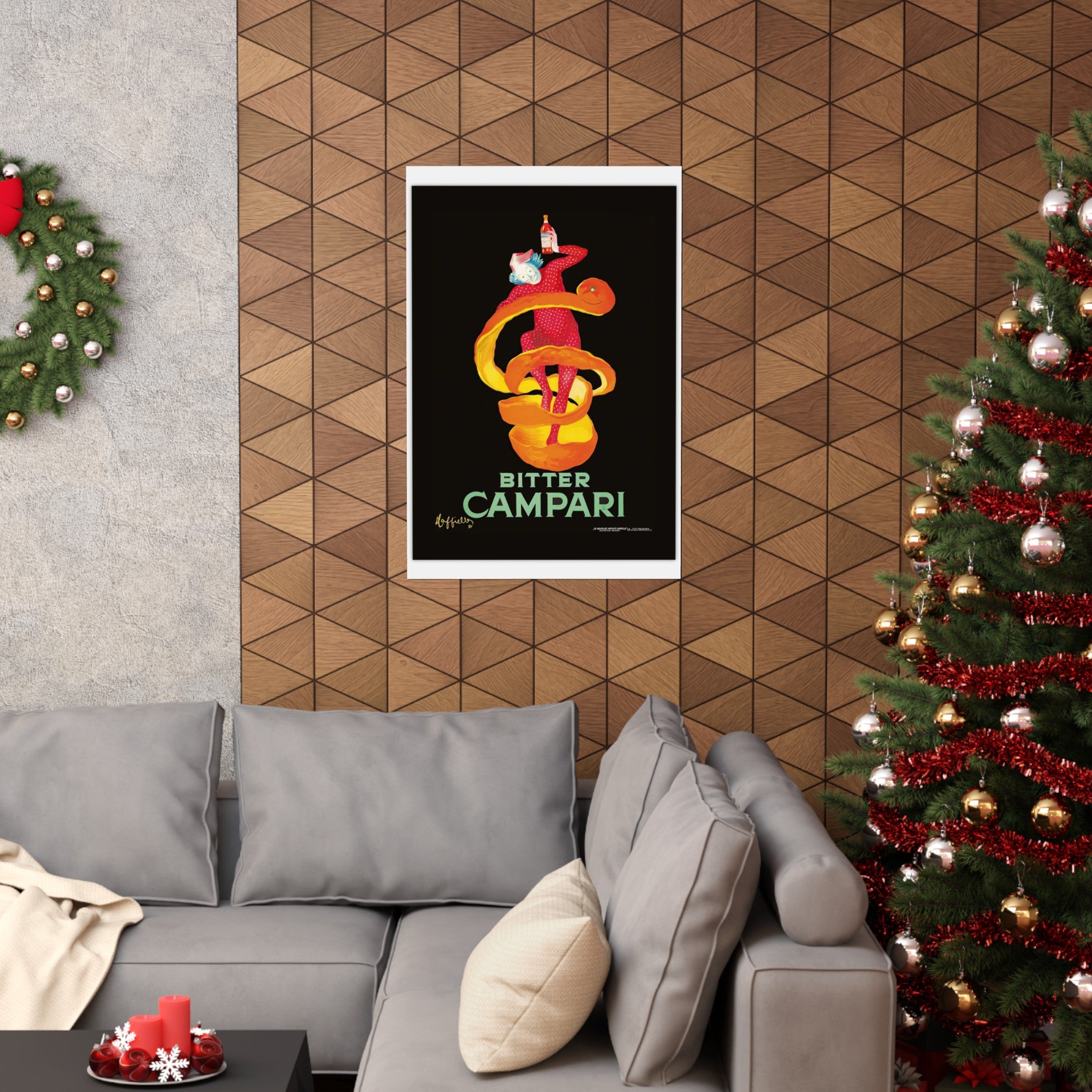 Bitter Campari Wall Print | Retro Advertising Print | Alcohol | Italy