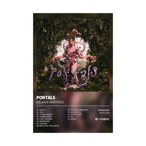 PORTALS Me1anie Martinez Album Stray Kids Music Album Custom Posters, Album Tracklist Poster, Custom Prints, Rap Posters, Music Gifts