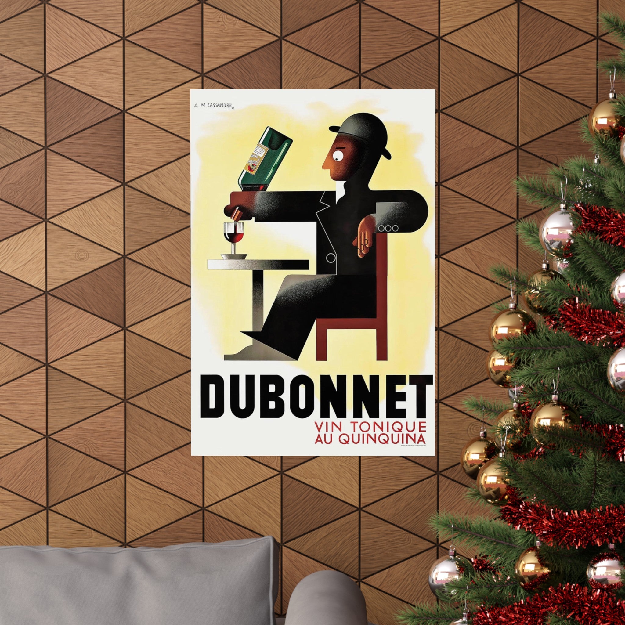 Dubonnet Aperitif French Retro Wall Print | Drinks | Kitchen | Bar | Dining | Decor