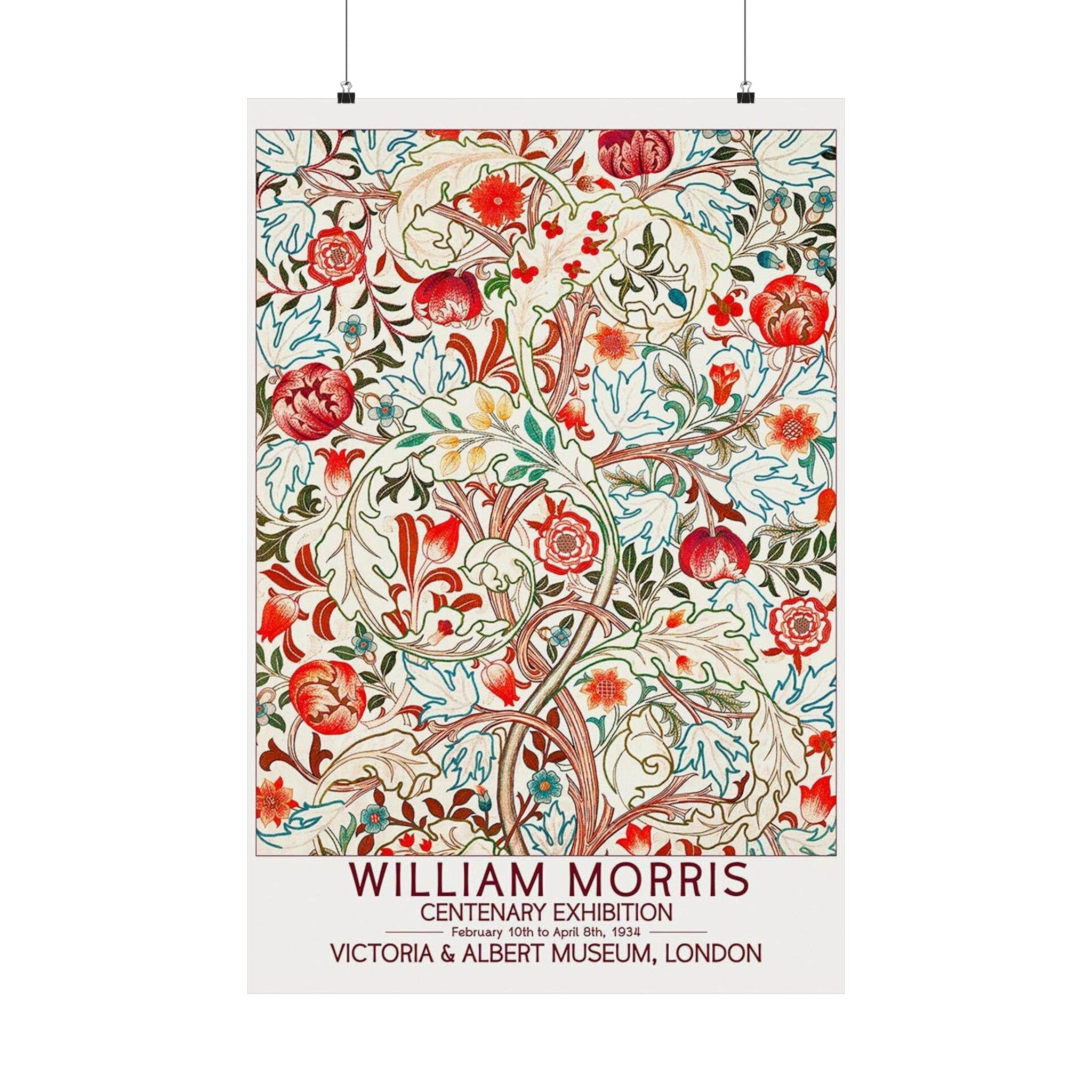 William Morris Flowers Wall Print | Poster | Vintage Print