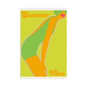Summer Vibes Wall Print | Retro Advertising Print | Australia | Summer | Beach | 1970s