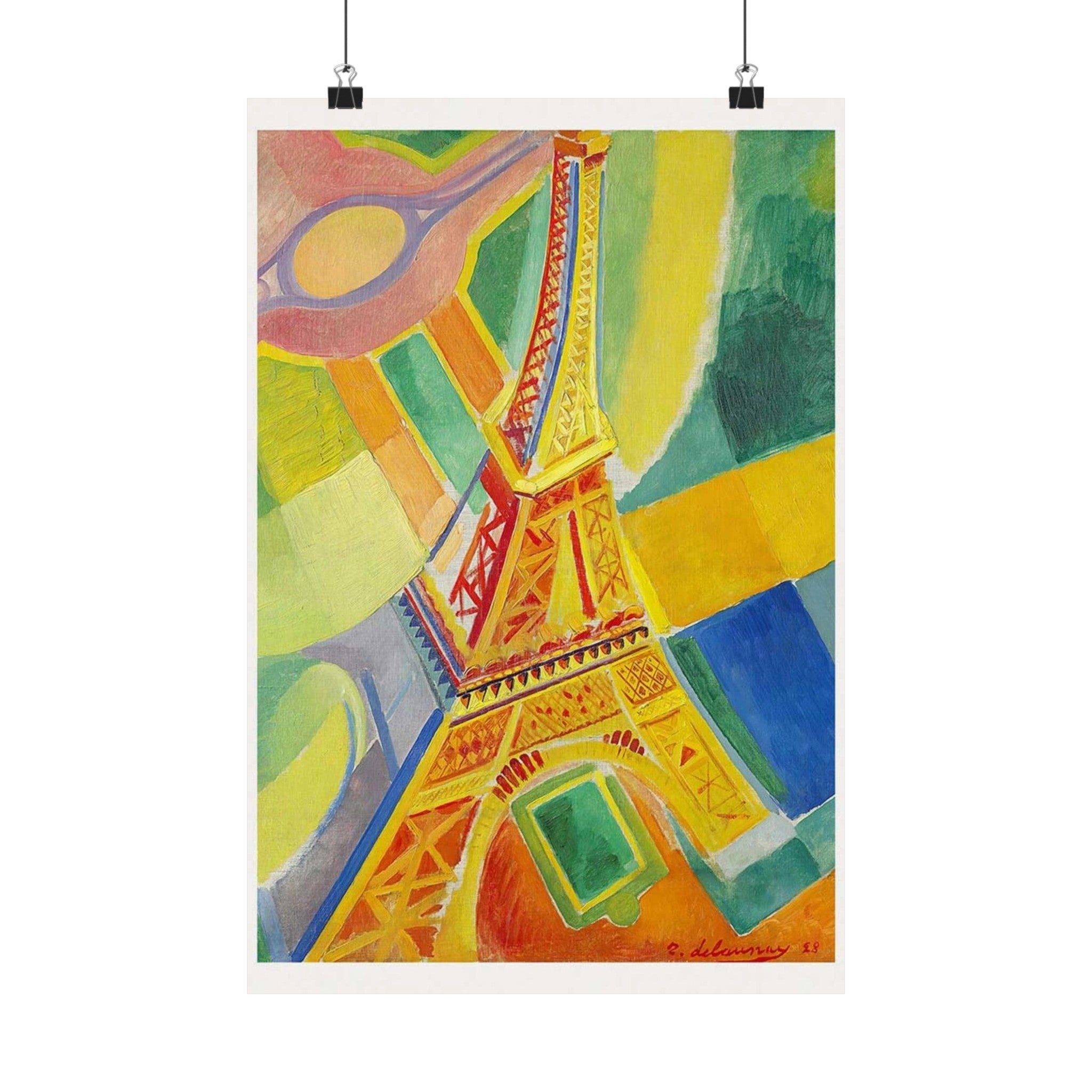 Delaunay Eiffel Tower Wall Print | France | Paris | Travel | Tourism