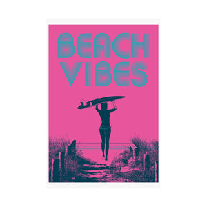 Beach Vibes Retro Surf Wall Print | Australia | Beaches | Summer | Surfing
