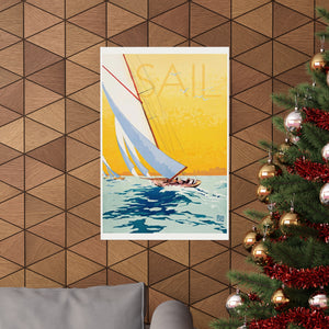 Sail Vintage Poster Print | Sailing | France | Travel
