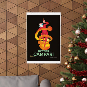 Bitter Campari Wall Print | Retro Advertising Print | Alcohol | Italy