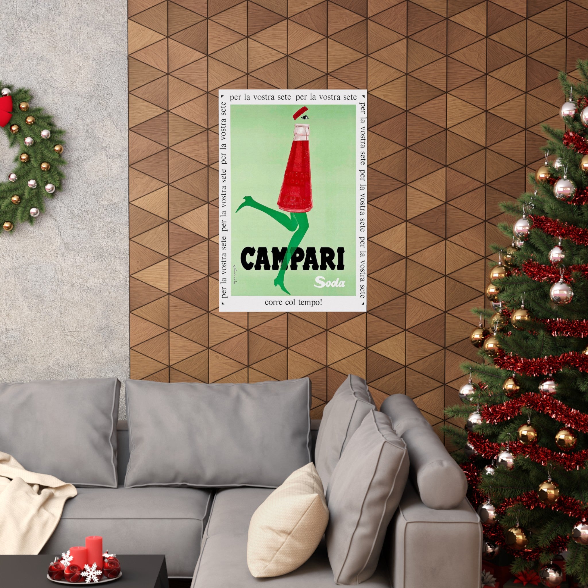 Campari Soda 1968 Wall Print | Retro Advertising Print | Italy