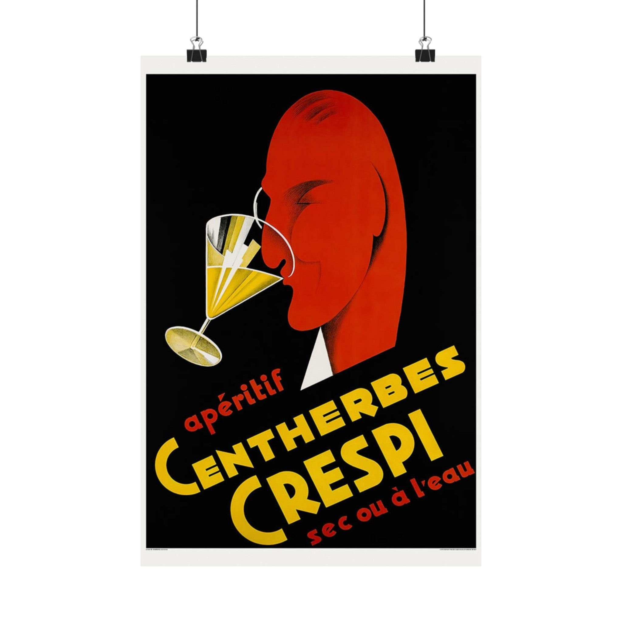 Crespi Aperitif French Retro Wall Print | Drinks | Kitchen | Bar | Dining | Decor