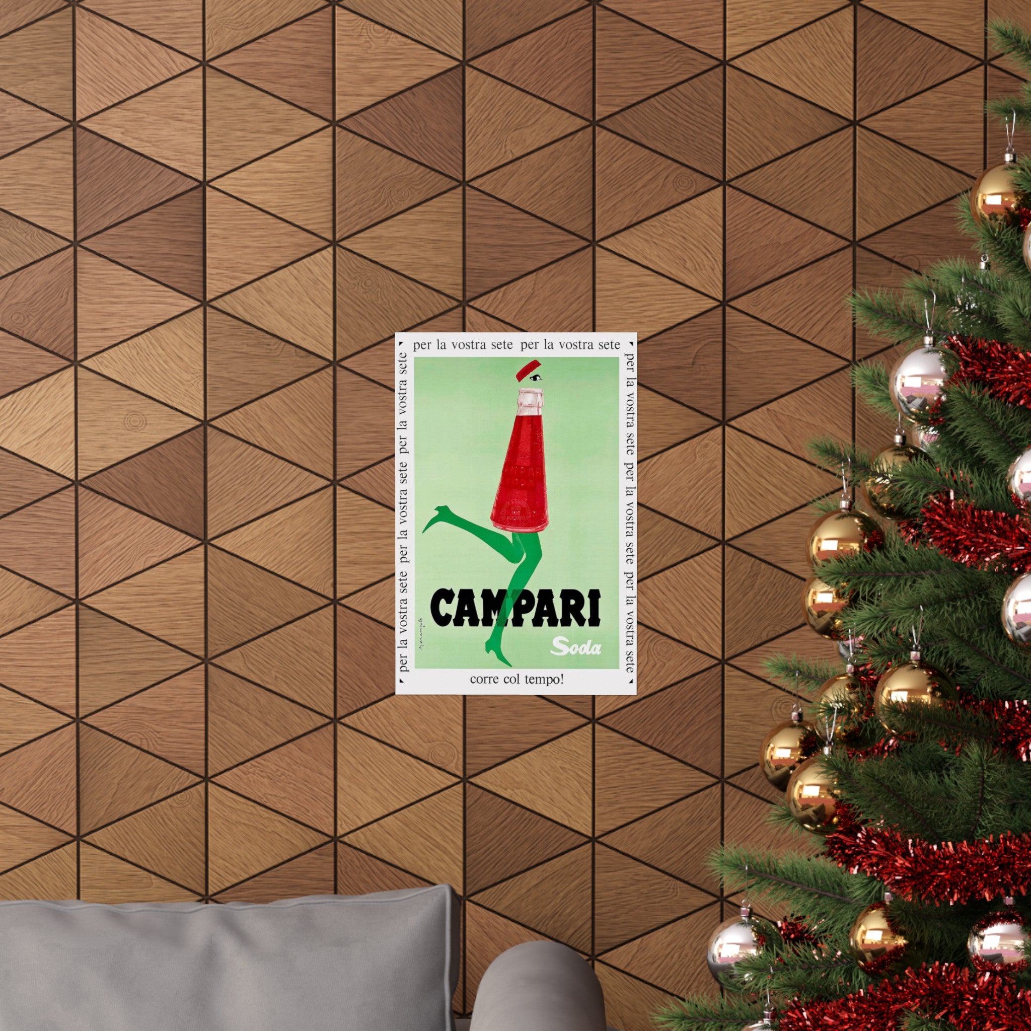 Campari Soda 1968 Wall Print | Retro Advertising Print | Italy