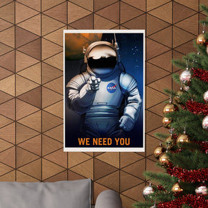 NASA We Need You Retro Wall Print | Space | NASA | Solar System