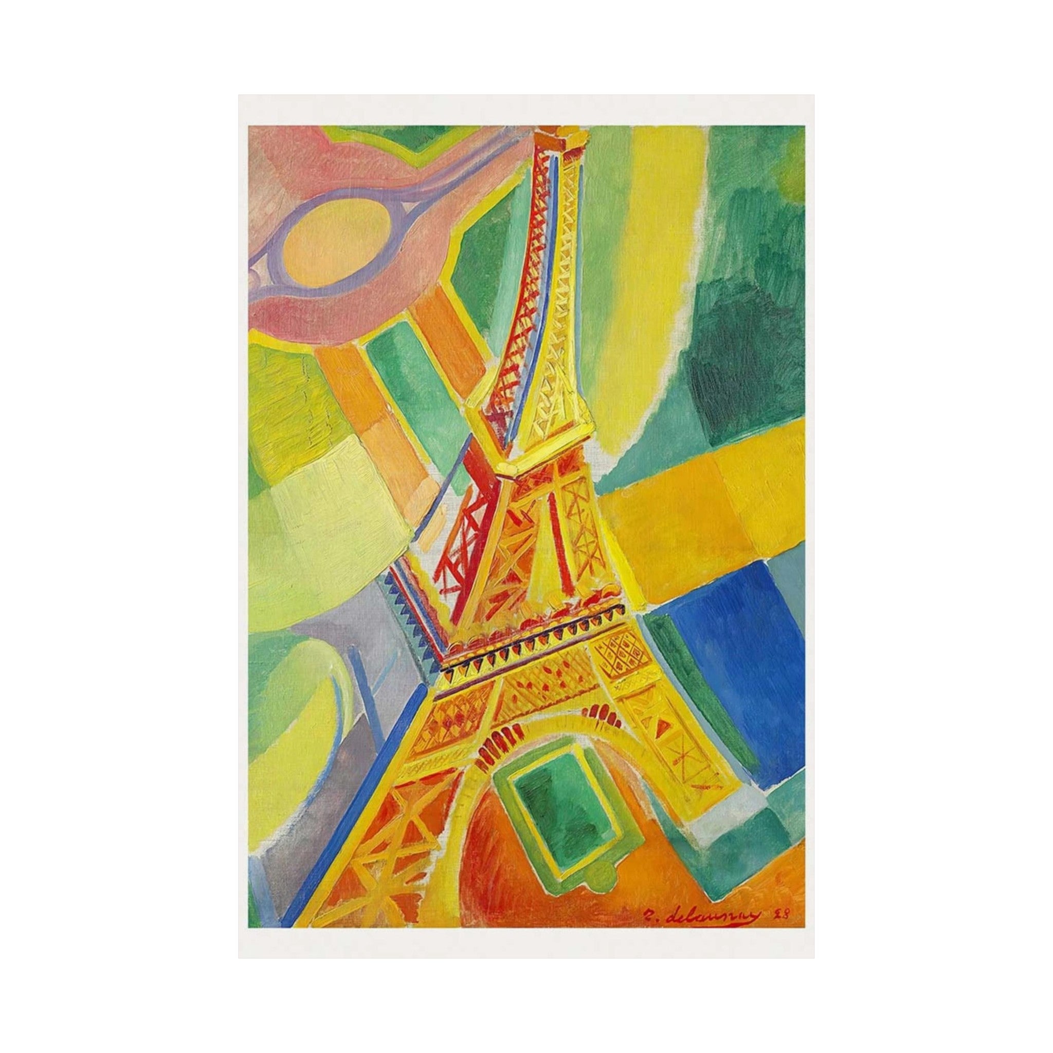 Delaunay Eiffel Tower Wall Print | France | Paris | Travel | Tourism