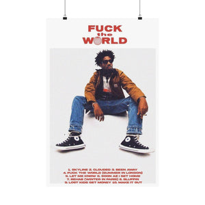 F*ck The World Song by Brent Faiyaz - Visionary Hip-Hop Artist Poster - Iconic Rap Maestro Art Print