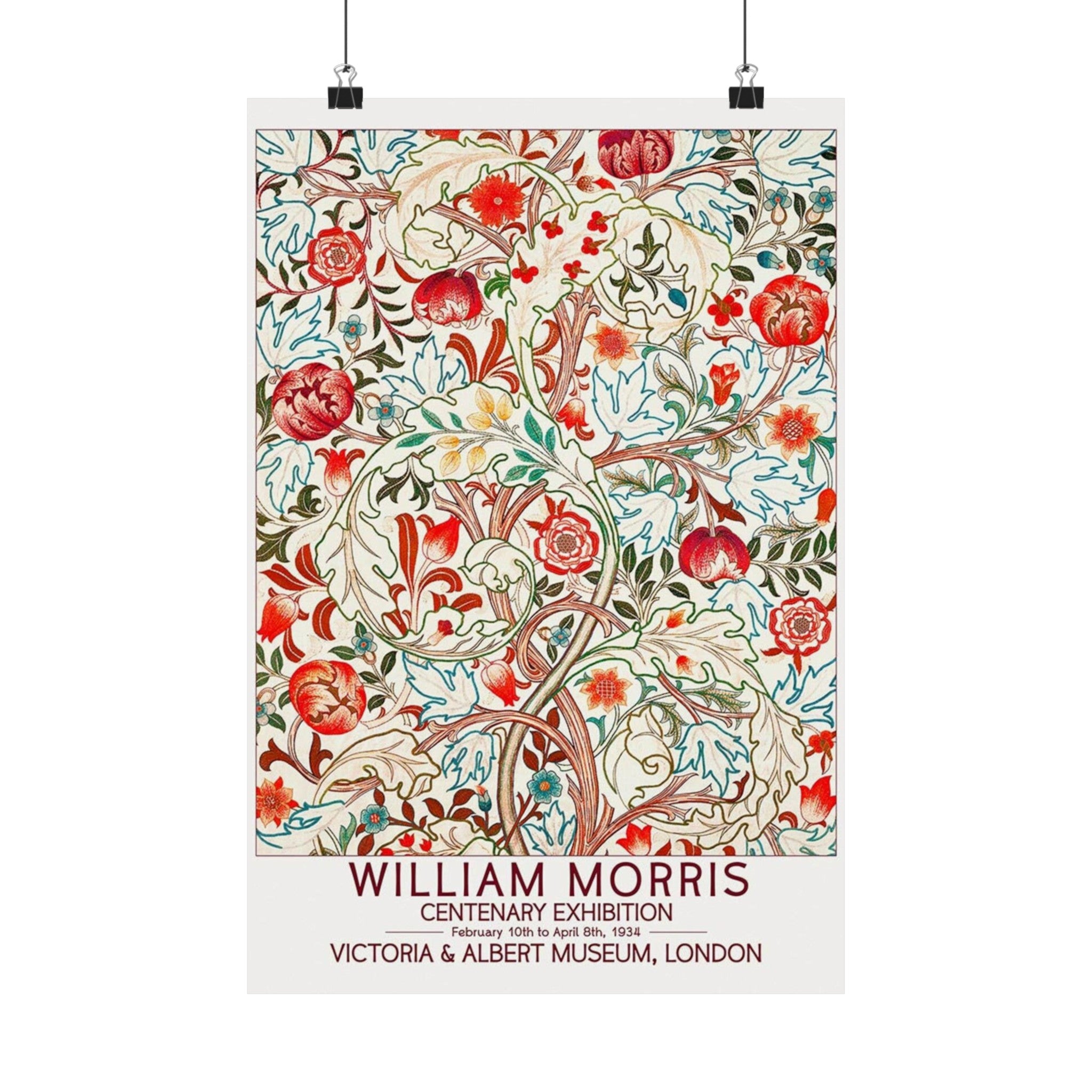 William Morris Flowers Wall Print | Poster | Vintage Print