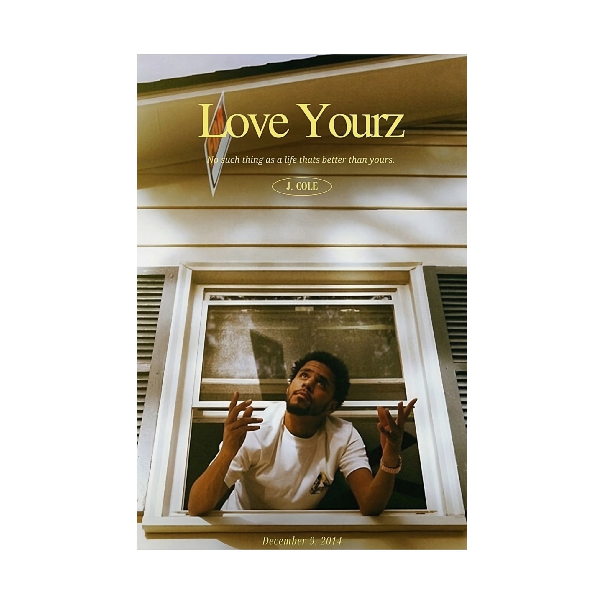 J.Cole, Love Yourz - Visionary Hip-Hop Artist Poster - Iconic Rap Maestro Art Print