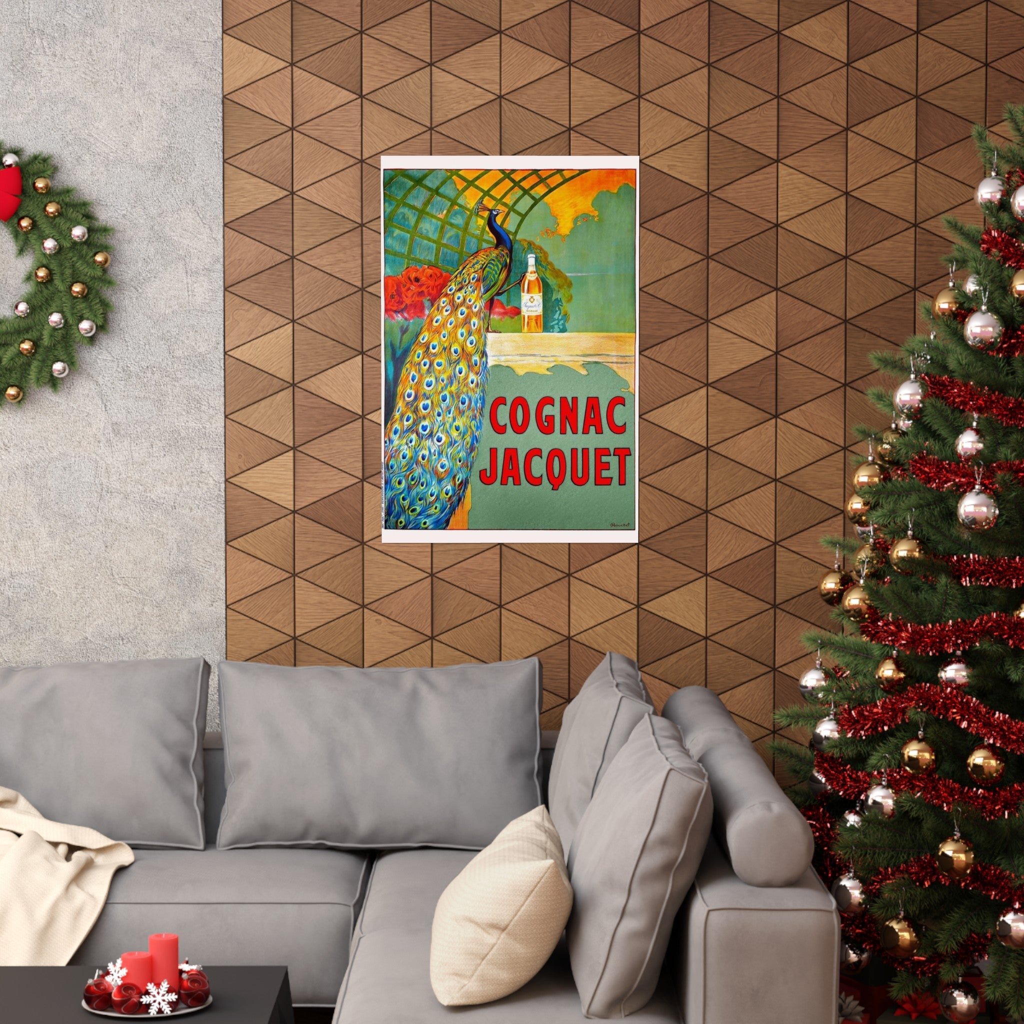 Cognac Jacquet Wall Print | Retro Advertising Print | Alcohol