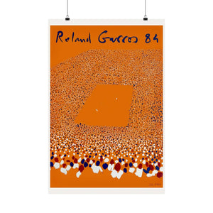 French Open Tennis 1984 Wall Print | Retro Advertising Print | France | Tennis | Roland Garros