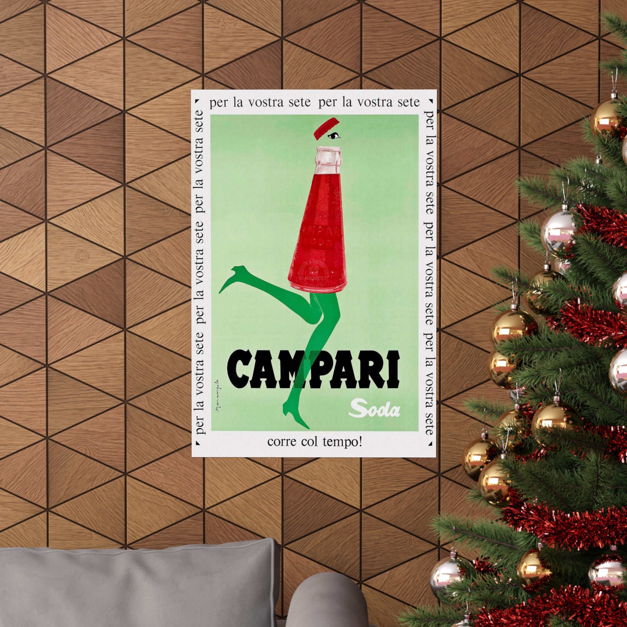 Campari Soda 1968 Wall Print | Retro Advertising Print | Italy