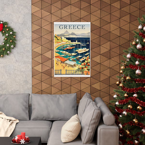 Athens Greece Wall Print | Poster | Travel | Retro Advertising | Tourism