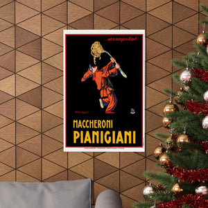 Maccheroni Pianigiani Retro Wall Print | Italy