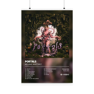 PORTALS Me1anie Martinez Album Stray Kids Music Album Custom Posters, Album Tracklist Poster, Custom Prints, Rap Posters, Music Gifts