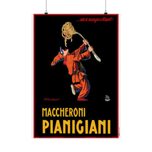 Maccheroni Pianigiani Retro Wall Print | Italy