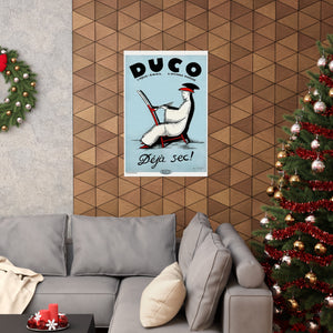 Duco Enamel Vintage Wall Print | Retro Advertising | France | French | Paint | Art