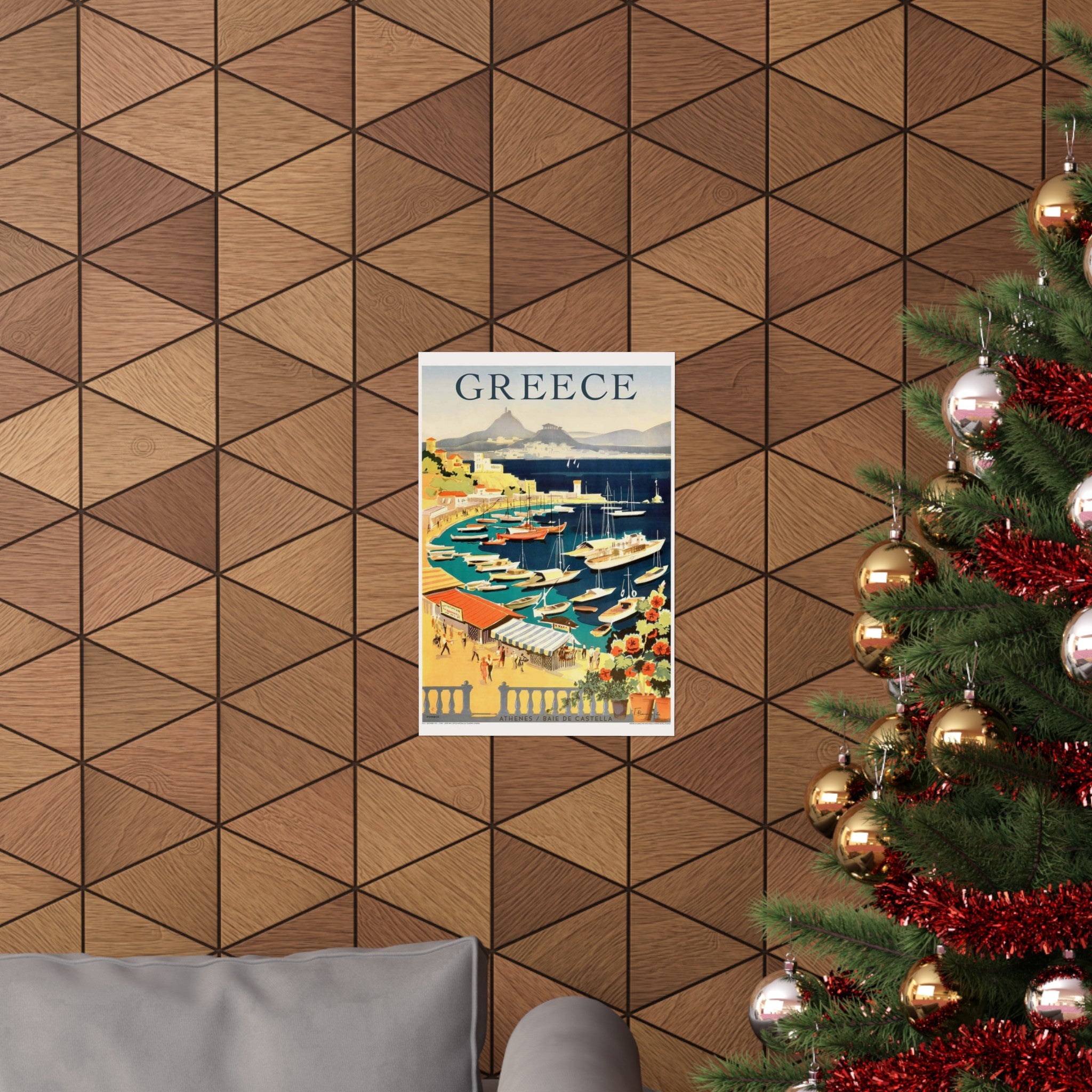 Athens Greece Wall Print | Poster | Travel | Retro Advertising | Tourism