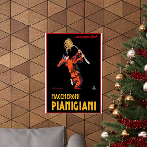 Maccheroni Pianigiani Retro Wall Print | Italy