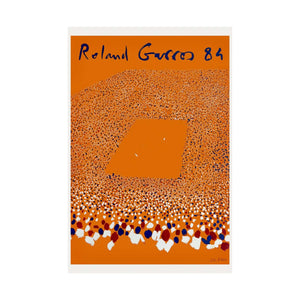 French Open Tennis 1984 Wall Print | Retro Advertising Print | France | Tennis | Roland Garros