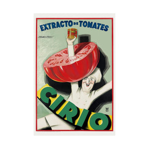 Cirio Tomato Extract 1930 Retro Wall Print | Spain