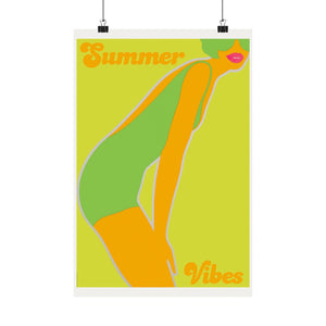 Summer Vibes Wall Print | Retro Advertising Print | Australia | Summer | Beach | 1970s