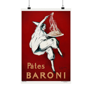 Pâtes Baroni Pasta Wall Print | Retro Advertising | France | French | Pasta