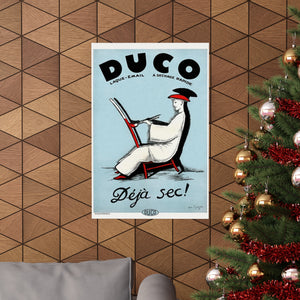 Duco Enamel Vintage Wall Print | Retro Advertising | France | French | Paint | Art