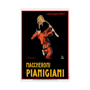 Maccheroni Pianigiani Retro Wall Print | Italy