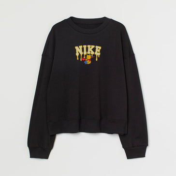 Winnie The Pooh Honey Dip Classic Nike Custom Embroidered Sweatshirt