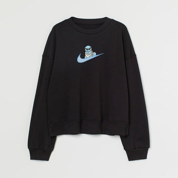 Squirtle Tick Nike Custom Embroidered Sweatshirt