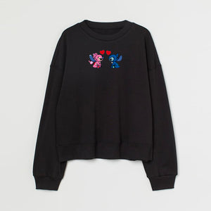 Stitch Love Custom Embroidered Sweatshirt