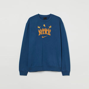 Nike Flaming Butterflies Embroidered Sweatshirt