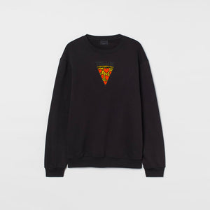 True Pizza Love Embroidered Sweatshirt