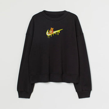 Winnie the Pooh Drip Tick Nike Custom Embroidered Sweatshirt