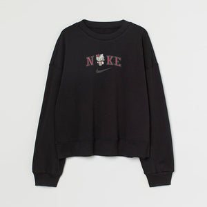Hello Kitty Classic Nike Custom Embroidered Sweatshirt