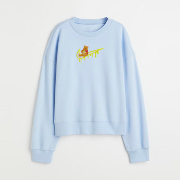 Winnie the Pooh Drip Tick Nike Custom Embroidered Sweatshirt