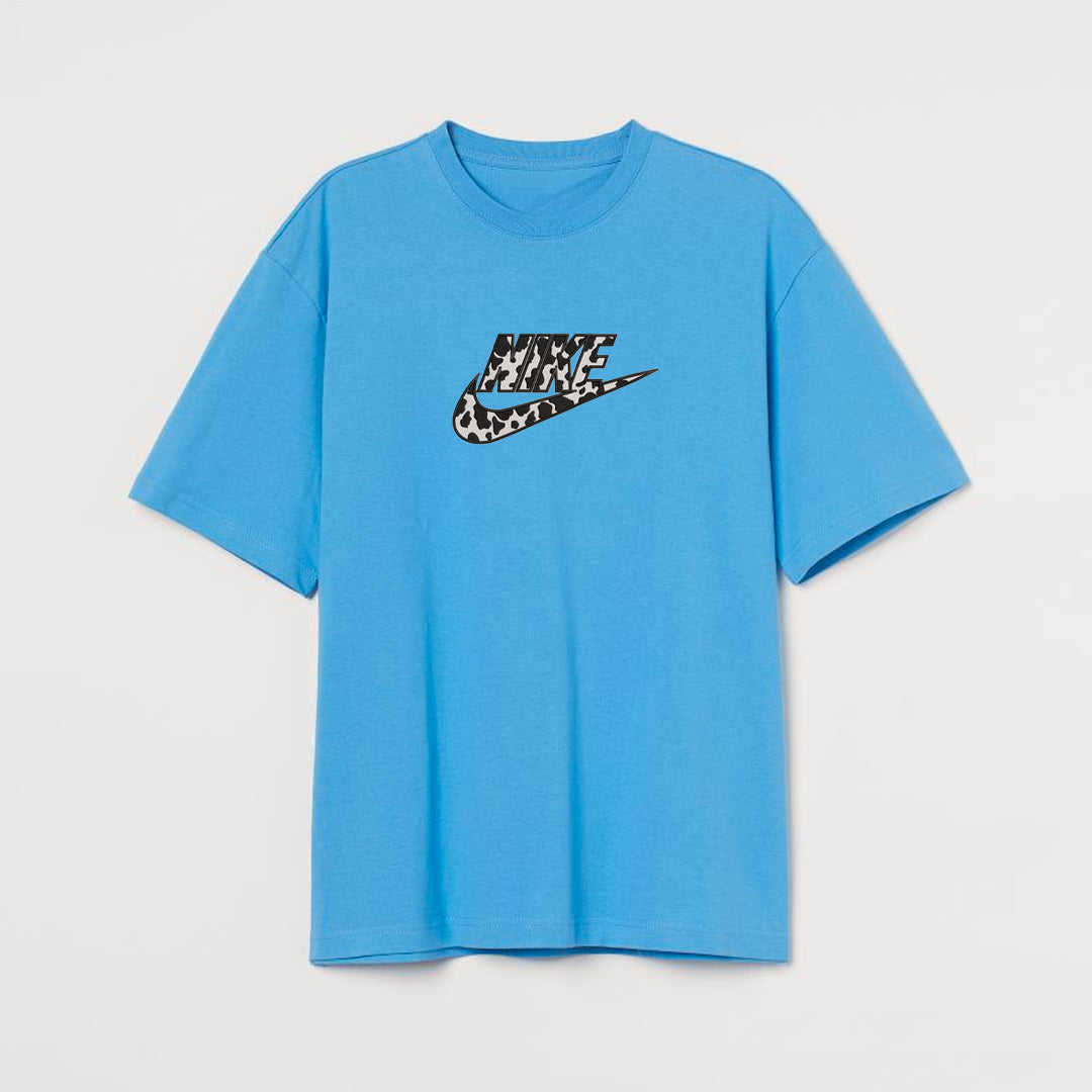 Nike Cow Print Embroidered T-Shirt