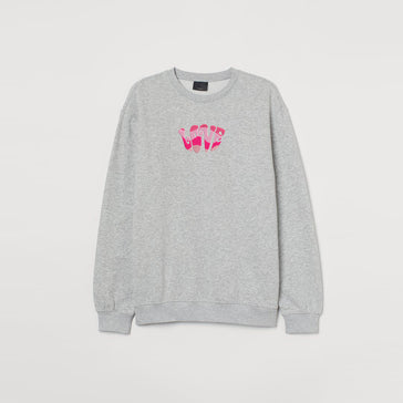 Groovy Love Embroidered Sweatshirt