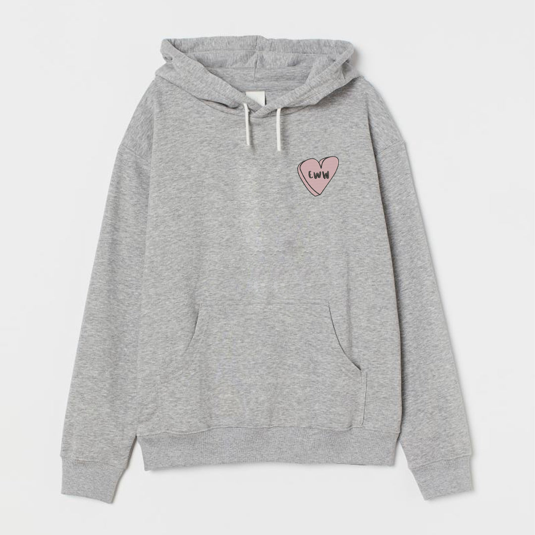 Eww Love Heart Custom Embroidered Jumper/Hoodie