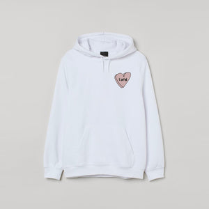 Eww Love Heart Embroidered Jumper/Hoodie