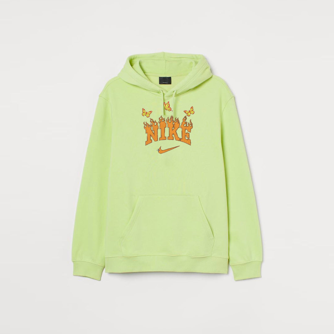 Nike Flaming Butterflies Embroidered Jumper/Hoodie