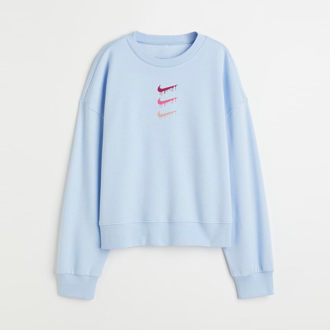 Tripple Drip Tick Nike Custom Embroidered Sweatshirt