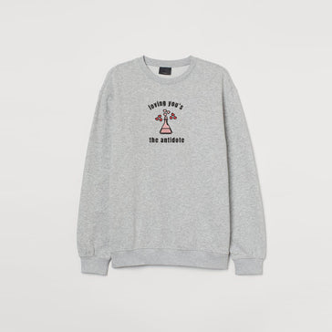 Loving You's The Antidote Embroidered Sweatshirt